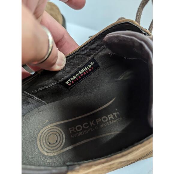 Rockport Northfield Hyrdo Shield Waterproof MENS SHOES 8.5 EXTRA WIDE Leather main image 5